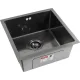 Кухонная мойка ARFEKA ECO AR 450*450 BLACK PVD NANO DECOR MILLET GRAINS