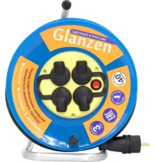 Удлинитель на катушке Glanzen EB-40-011