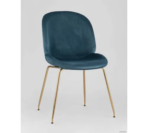 Стул Stool Group Турин 8329 бархат маренго/золото