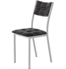 Стул AMC Comfort 3.5.1 ткань, черный/серебристый