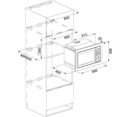 Микроволновая печь Franke FMW 250 CR2 G BK [131.0391.304]