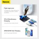 Внешний аккумулятор Baseus Bipow Pro Digital Display Fast Charge Power Bank 20000mAh белый