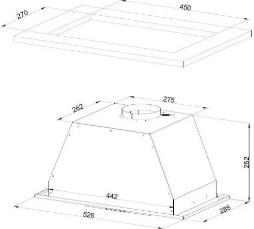 Кухонная вытяжка KUPPERSBERG Slimlux Inlinea 60 X