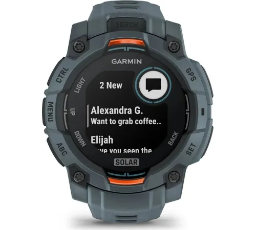 Умные часы Garmin Instinct 3 Solar 45 мм серый