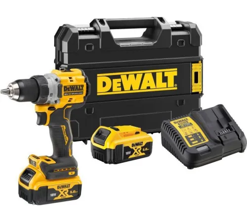 Дрель-шуруповерт DeWalt DCD800P2T с 2-мя АКБ, кейс