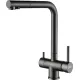 Смеситель ARFEKA Geminia black PVD