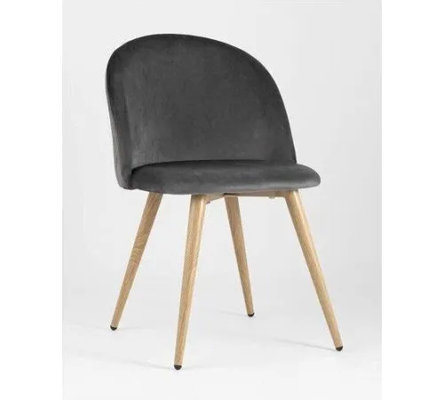 Стул Stool Group Лион New DC-69030 HLR-21 велюр серый