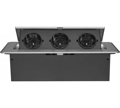 Сетевой фильтр CACTUS CS-SOCKET-EU3-GYBK