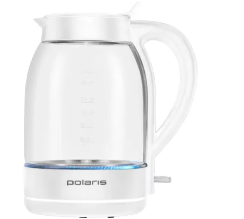Электрический чайник Polaris PWK 1797CGL Water Way Pro белый