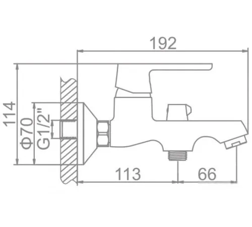 Смеситель Ledeme L3277W