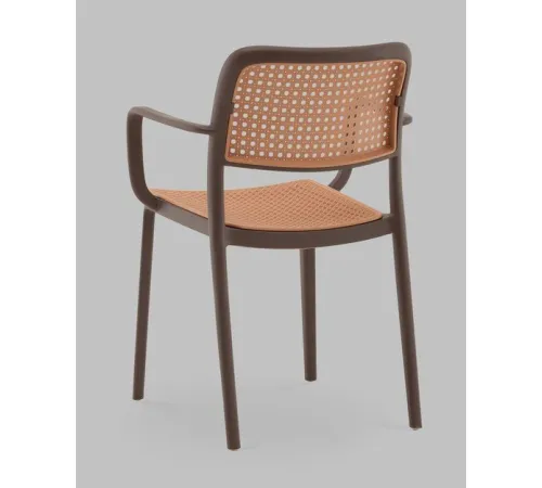 Стул Stool Group Yona с подлокотниками PP-297 коричневый