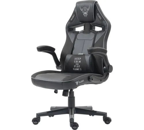 Игровое геймерское кресло FLOKY Asgard Black черный