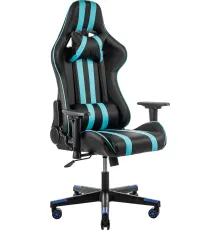 Игровое геймерское кресло Mio Tesoro Control 8051 черный/синий