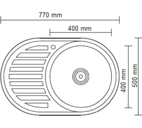 Кухонная мойка Ledeme L87750-R