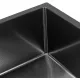 Кухонная мойка Diamond 550*450, коландер BLACK DECOR
