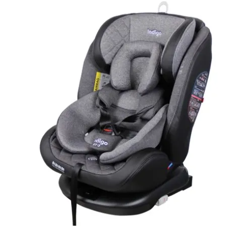 Детское автокресло Indigo Aero Isofix серый