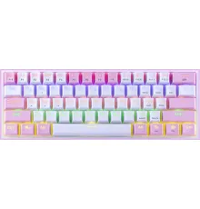 Клавиатура Redragon Fizz розовый/белый