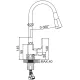 Смеситель Ledeme L4144-2