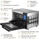 Мини-печь Endever Danko-4050 серебристый/черный