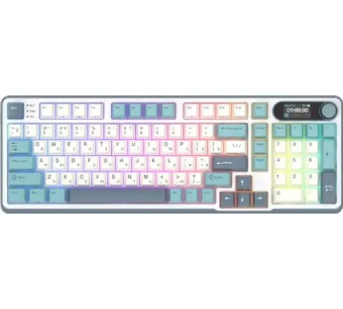 Клавиатура Royal Kludge RK-S98 RGB Light Cloud RK Chartreuse