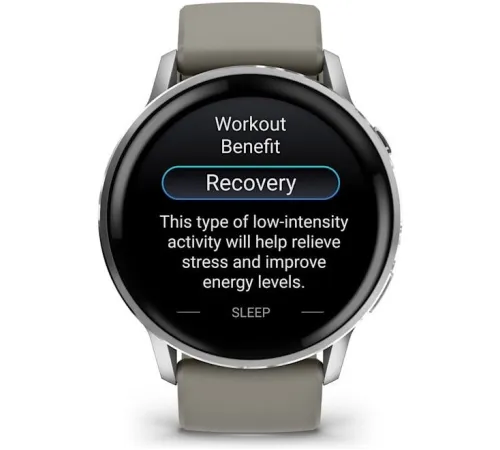 Умные часы Garmin Venu 4 45 мм серебристый/серый