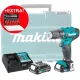 Дрель-шуруповерт Makita DF333DYX14 с 2-мя АКБ, кейс +набор оснастки
