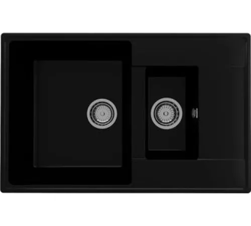 Кухонная мойка Ulgran Quartz Prima 780 1,5К-07 уголь