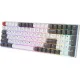 Клавиатура Royal Kludge RK100 RGB белый/серый, RK Red