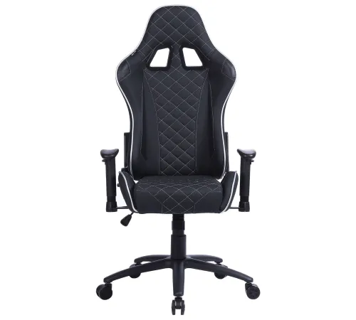 Кресло CACTUS CS-CHR-030BLS черный/серебристый