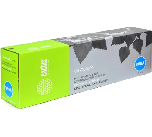 Картридж CACTUS CS-CB380AR аналог HP Color LaserJet 823A CB380A