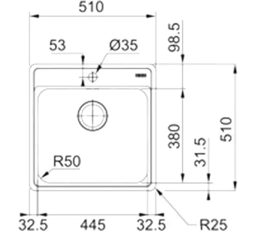Кухонная мойка Franke BCX 210-51 TL