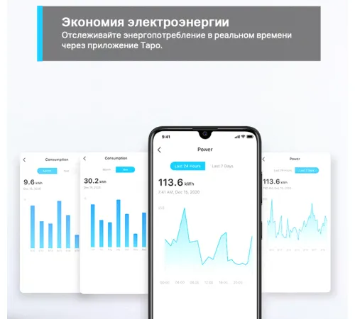 Умная розетка TP-Link Tapo P115