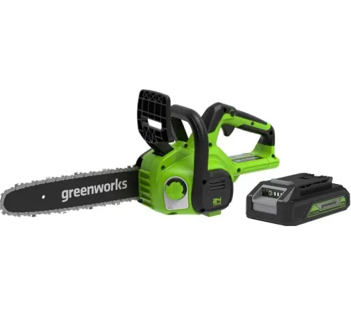 Аккумуляторная пила Greenworks G24CS25K4 2007707UB с 1-им АКБ 4 Ач