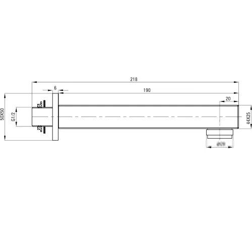 Излив Deante Cascada NAC 082K