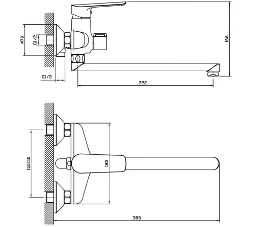 Смеситель Esko Lagos LG31A