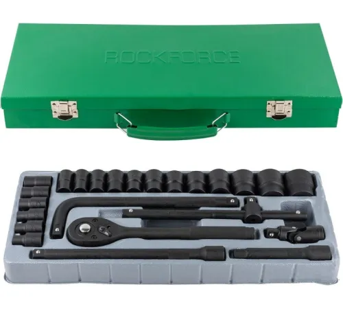 Набор трещотка с головками RockForce RF-4245B-5MPB 24 предмета