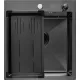 Кухонная мойка ARFEKA Eco AR мойка 450*500, коландер G, дозатор Black Decor