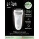 Эпилятор Braun Silk-epil 7 SE 7-000 белый/серебристый