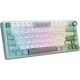 Клавиатура Royal Kludge R75 RGB Sky Cyan RK Silver