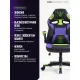 Игровое геймерское кресло FLOKY Asgard Purple-Green фиолетовый/зеленый