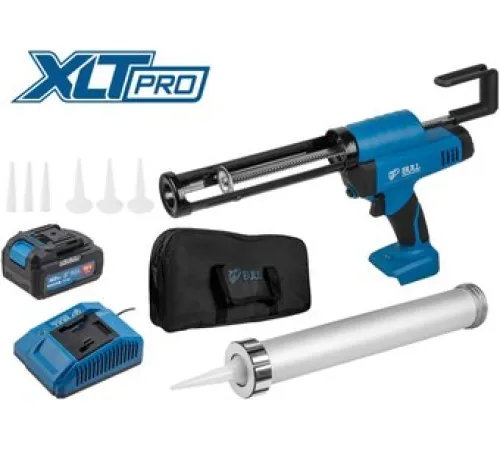 Пистолет для герметика Bull CG 1860 Set 1304625 с 1-им АКБ, сумка