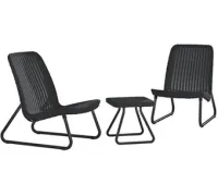 Набор садовой мебели Keter Rio Patio Set 246048 графит