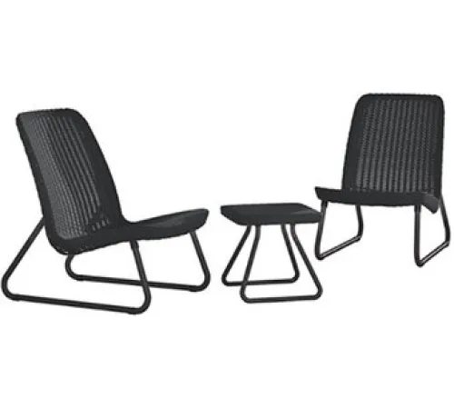 Набор садовой мебели Keter Rio Patio Set 246048 графит