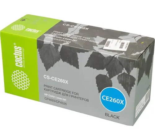 Картридж CACTUS CS-CE260X аналог HP CE260X