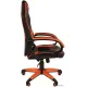 Игровое геймерское кресло Brabix GM-161 черный/оранжевый