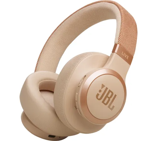 Наушники JBL Live 770NC бежевый/золотистый