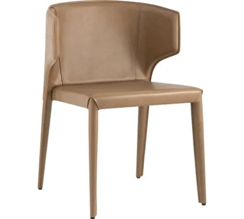 Стул Stool Group Арманд экокожа, коричневый