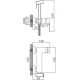 Смеситель с лейкой для биде Ledeme L75225