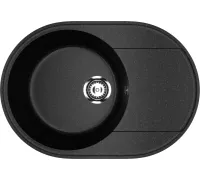 Кухонная мойка Practik PR-M 610-004 черный оникс