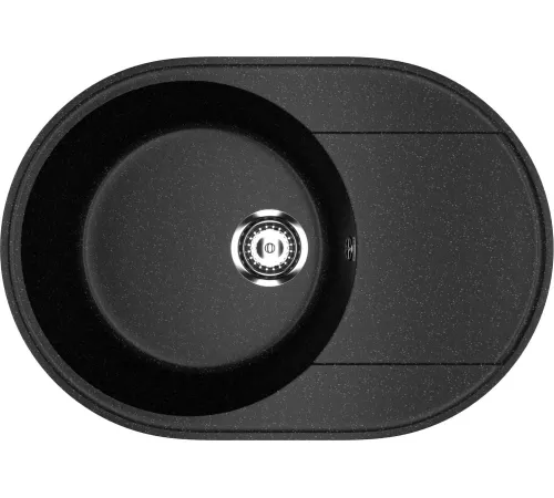 Кухонная мойка Practik PR-M 610-004 черный оникс